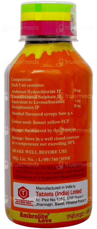 Ambrolite Levo Syrup 100Ml